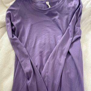 Lululemon Purple Swiftly Long Sleeve Size 10